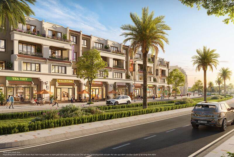 Shophouse kiến trúc Đông Dương tại Vinhomes Cần Giờ